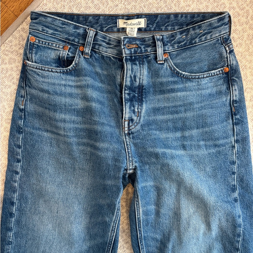 Madewell darted barrel leg jeans 26 denim - Picture 4 of 6